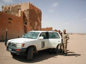 Patrolling near Fort Bentili